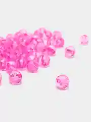 Фуксия бусины с гранями, акрил, 8 мм