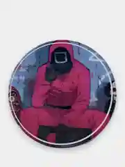 Коралловый меланж попсокет для смартфона "Игра в кальмара"