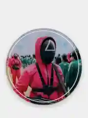 Тёмно-бирюзовый попсокет для смартфона "Игра в кальмара"