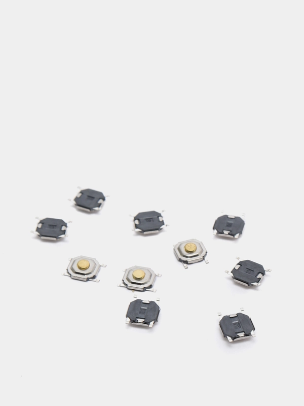 20 штук Кнопка тактовая 5.1*5.1*1.65 мм SMD KAN0541-0163B микрокнопка