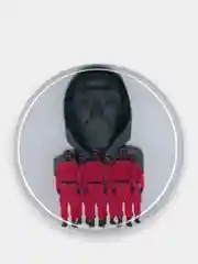 Серый попсокет для смартфона "Игра в кальмара"