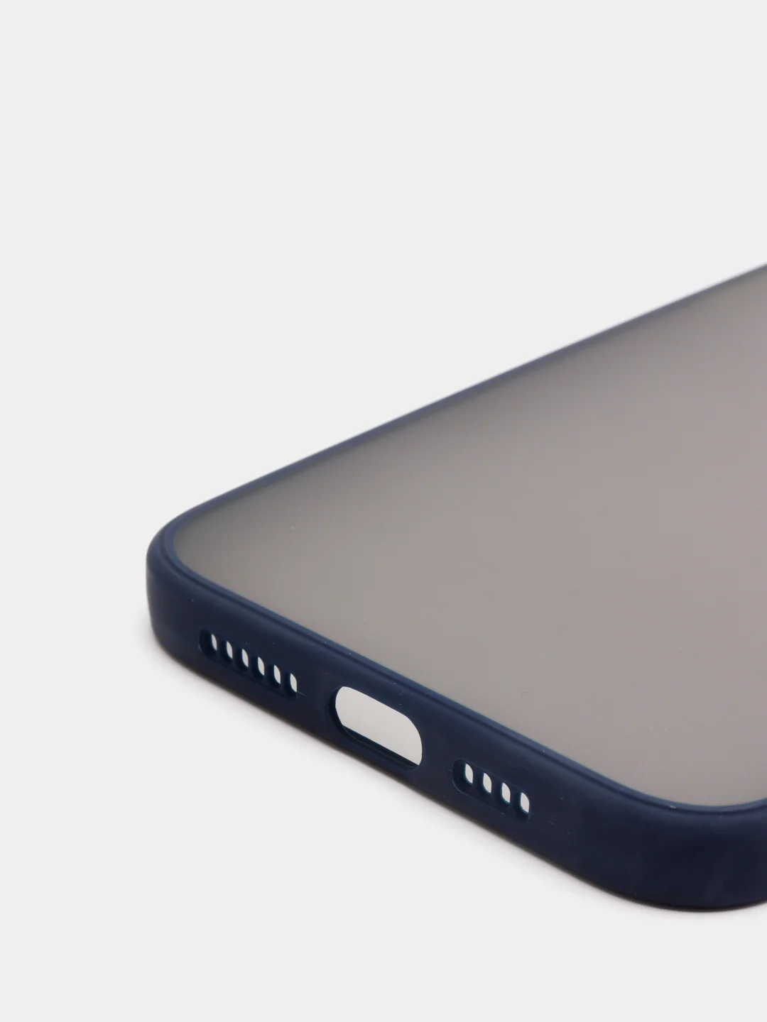 Синий меланж чехол для Apple iPhone 12 / Iphone 12 pro / айфон 12 про