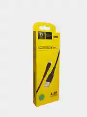 Черный кабель DENMEN D15L / D15T для зарядки и передачи данных Type-C / Lightning
