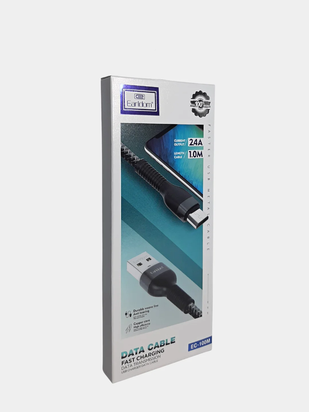 Кабель USB EARLDOM EC-100 для синхронизации и зарядки Micro / Type-C / Lightning