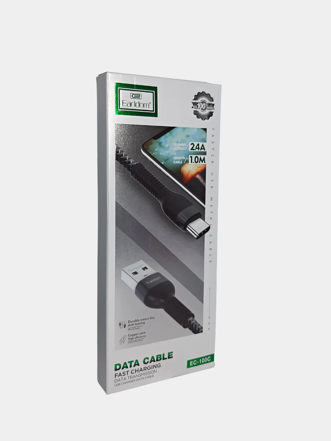 Кабель USB EARLDOM EC-100 для синхронизации и зарядки Micro / Type-C / Lightning