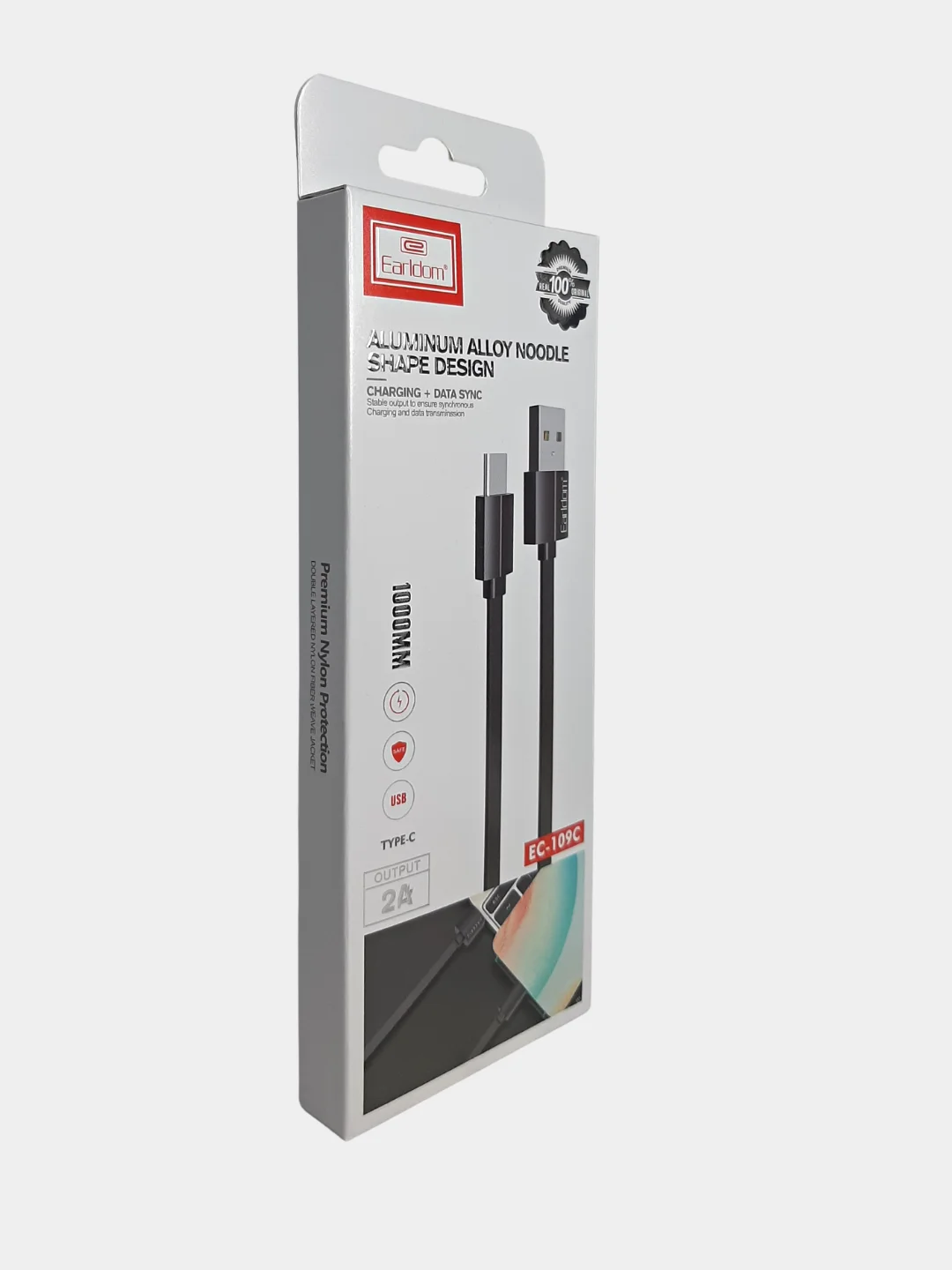 Кабель USB EARLDOM EC-109 для передачи данных и подзарядки Micro / Type-C / Lightning