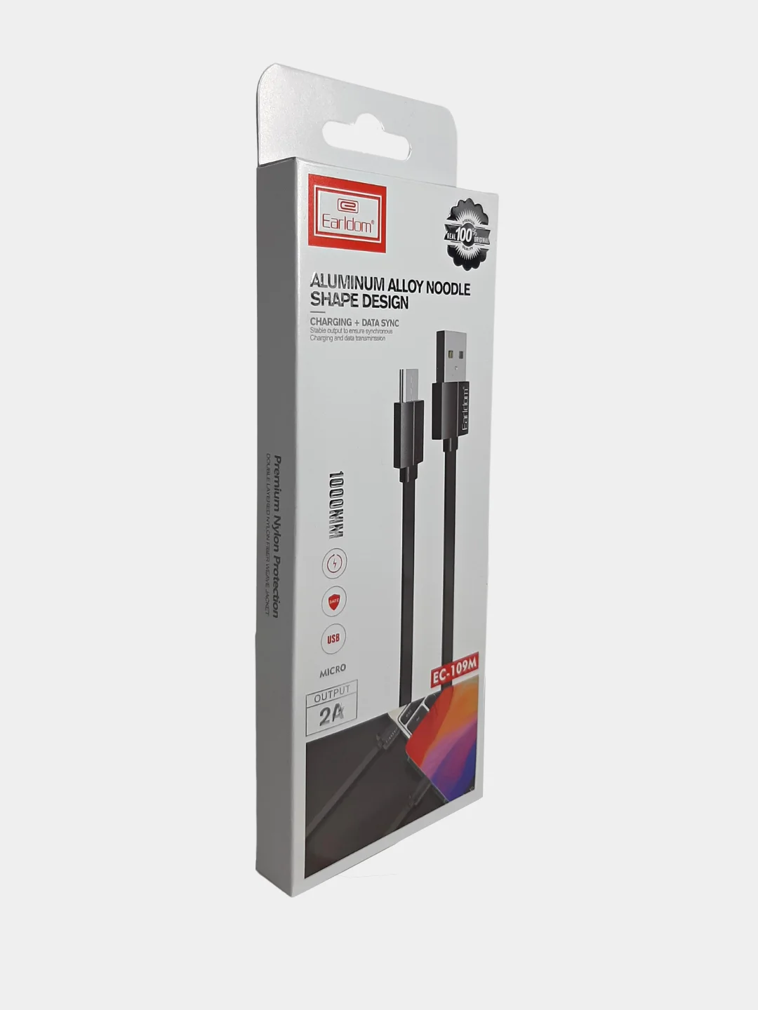 Кабель USB EARLDOM EC-109 для передачи данных и подзарядки Micro / Type-C / Lightning