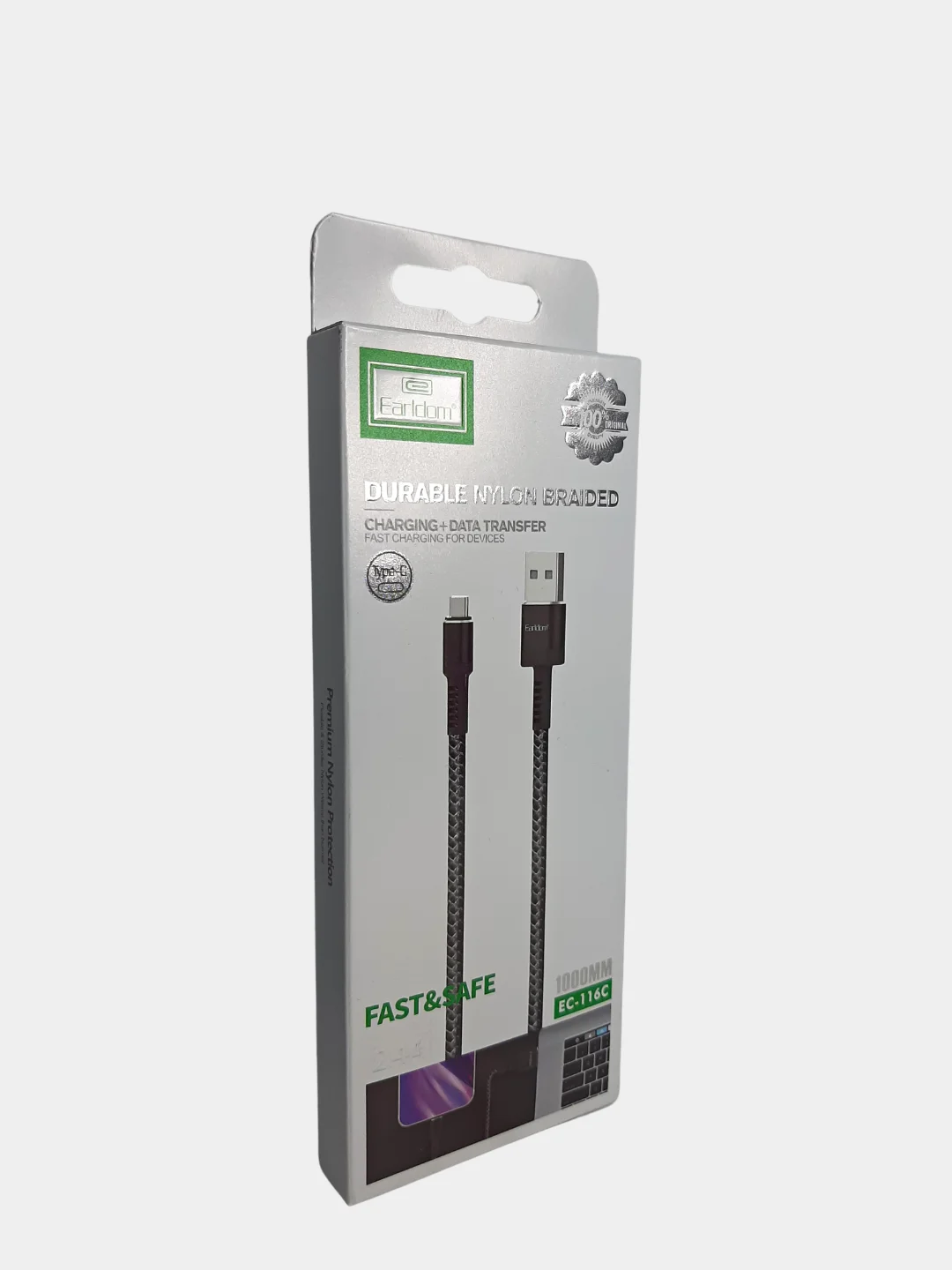 Кабель USB EARLDOM EC-116 для передачи данных и подзарядки Micro / Type-C / Lightning