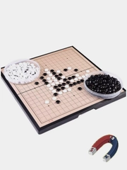 Настольная игра ГО,  GO, магнитная, 19х19 пунктов, ВейЦи, Бадук, 28х28см, Weiqi