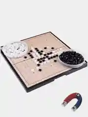 Настольная игра ГО,  GO, магнитная, 19х19 пунктов, ВейЦи, Бадук, 28х28см, Weiqi