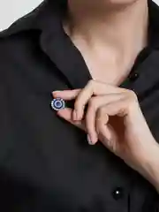 Серебряный брошь от сглаза