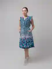 Халат на пуговицах
