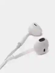 Белый наушники с микрофоном HOCO, jack 3,5 мм