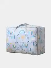 Голубой кофр-сумка для хранения белья