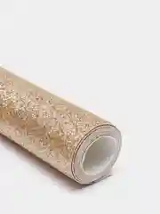 Кожзам с глиттером на тканевой основе, цвет тёмное золото