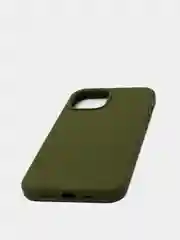 Зеленый чехол Silicone Case силиконовый с микрофиброй IPhone 5/5s/SE 6/6s 7/8 7+/8+ X/XS / 11 / 12