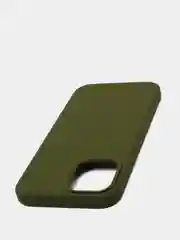 Зеленый чехол Silicone Case силиконовый с микрофиброй IPhone 5/5s/SE 6/6s 7/8 7+/8+ X/XS / 11 / 12