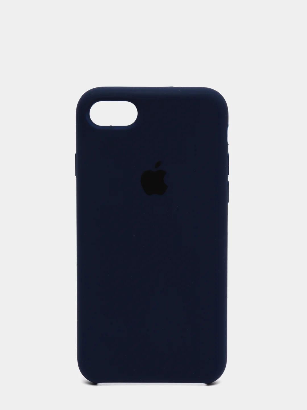 Темно-синий чехол Silicone Case для iPhone 7, 8, SE2, iPhone Se2 2020, с логотипом