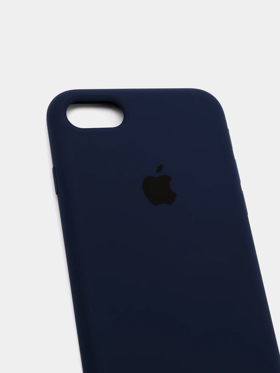 Темно-синий чехол Silicone Case для iPhone 7, 8, SE2, iPhone Se2 2020, с логотипом