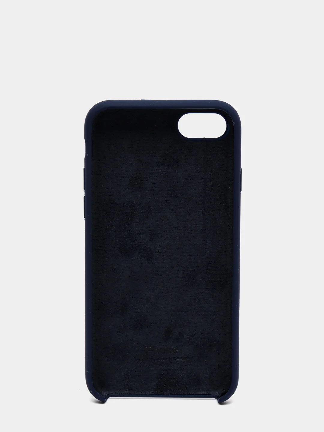 Темно-синий чехол Silicone Case для iPhone 7, 8, SE2, iPhone Se2 2020, с логотипом
