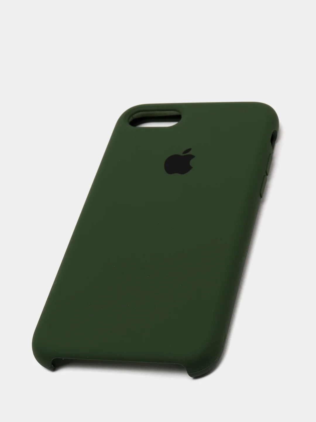 Зеленый чехол Silicone Case для iPhone 7, 8, SE2, iPhone Se2 2020, с логотипом