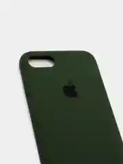 Зеленый чехол Silicone Case для iPhone 7, 8, SE2, iPhone Se2 2020, с логотипом
