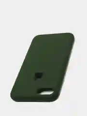 Зеленый чехол Silicone Case для iPhone 7, 8, SE2, iPhone Se2 2020, с логотипом
