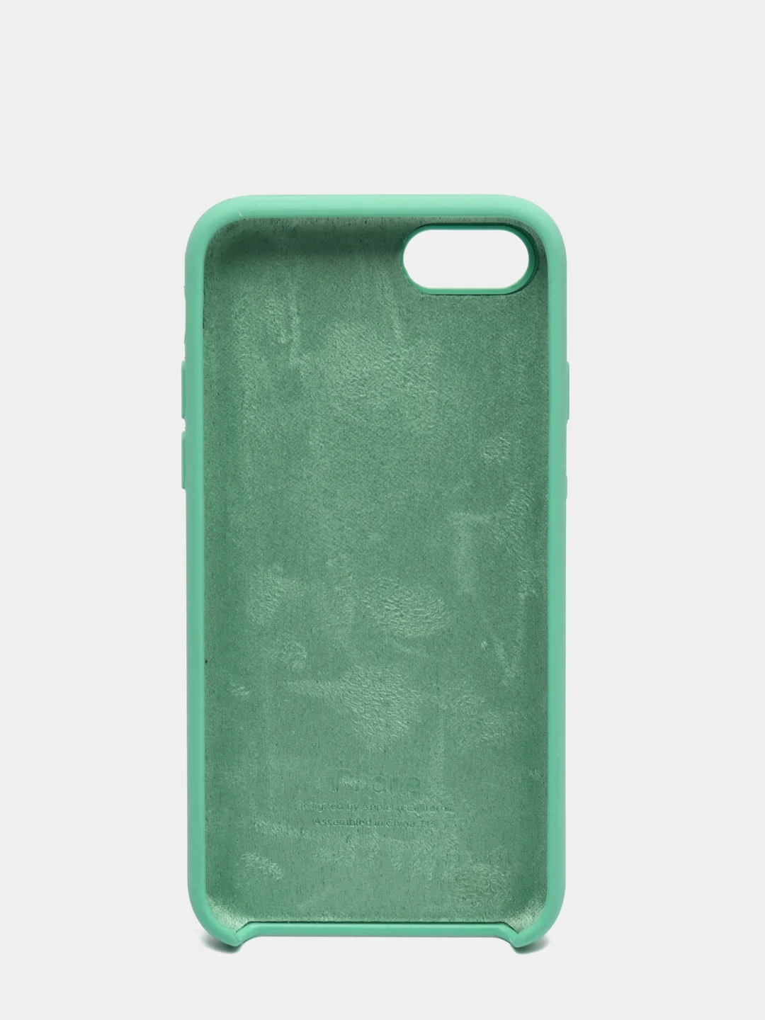 Бирюзовый чехол Silicone Case для iPhone 7, 8, SE2, iPhone Se2 2020, с логотипом