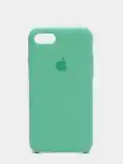 Бирюзовый чехол Silicone Case для iPhone 7, 8, SE2, iPhone Se2 2020, с логотипом
