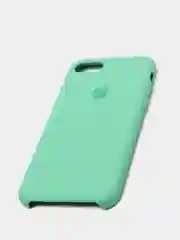 Бирюзовый чехол Silicone Case для iPhone 7, 8, SE2, iPhone Se2 2020, с логотипом