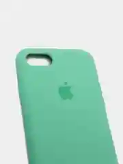 Бирюзовый чехол Silicone Case для iPhone 7, 8, SE2, iPhone Se2 2020, с логотипом