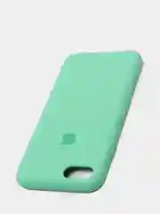 Бирюзовый чехол Silicone Case для iPhone 7, 8, SE2, iPhone Se2 2020, с логотипом