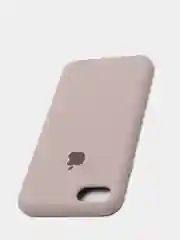 Серый меланж чехол Silicone Case для iPhone 7, 8, SE2, iPhone Se2 2020, с логотипом