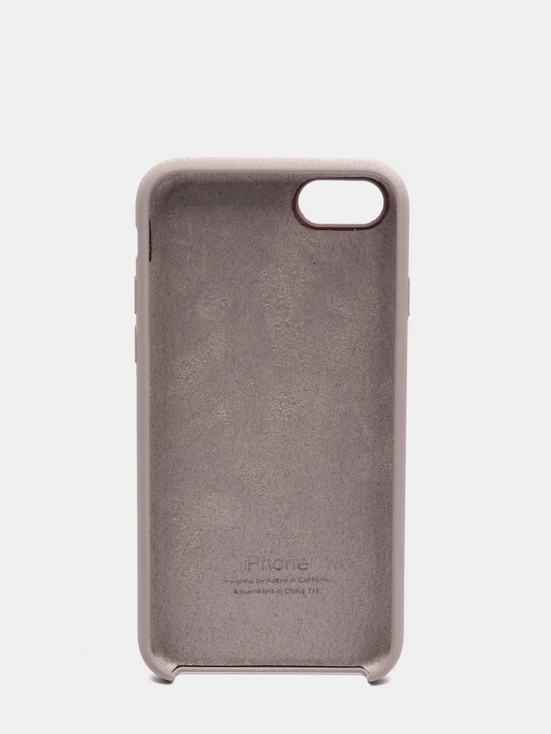 Серый меланж чехол Silicone Case для iPhone 7, 8, SE2, iPhone Se2 2020, с логотипом