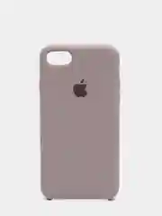Серый меланж чехол Silicone Case для iPhone 7, 8, SE2, iPhone Se2 2020, с логотипом