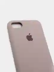 Серый меланж чехол Silicone Case для iPhone 7, 8, SE2, iPhone Se2 2020, с логотипом