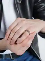 Коричневый кольца с перфорацией