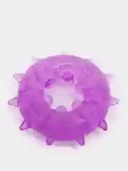 Фиолетовый эрекционное кольцо с шипами