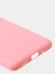 Розовый чехол для Samsung S20 FE цветной матовый