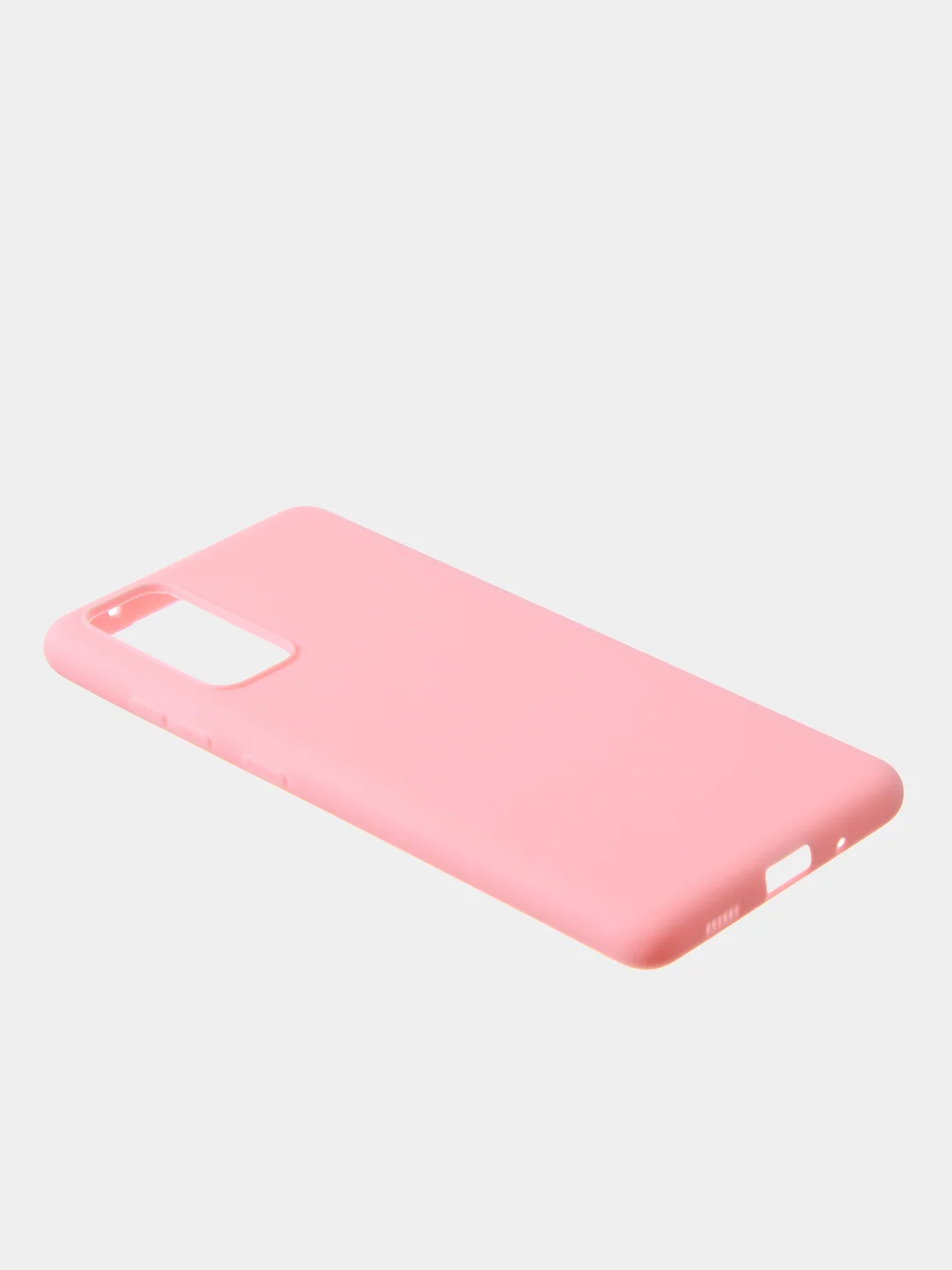 Розовый чехол для Samsung S20 FE цветной матовый