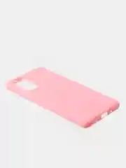 Розовый чехол для Samsung S20 FE цветной матовый