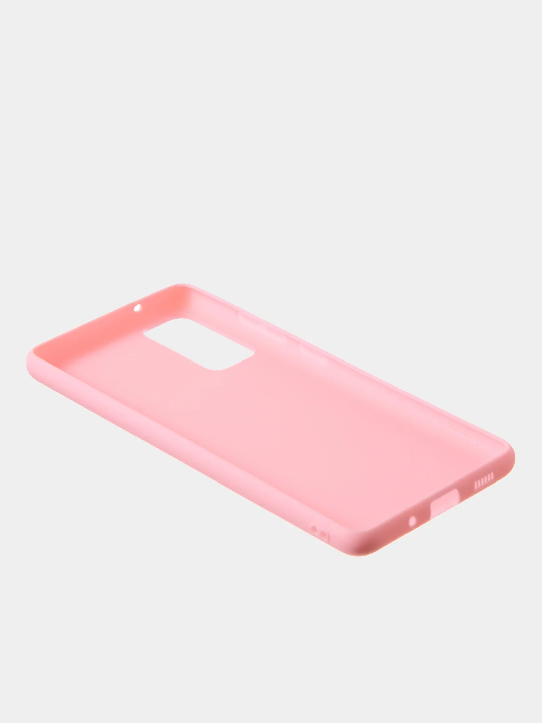 Розовый чехол для Samsung S20 FE цветной матовый
