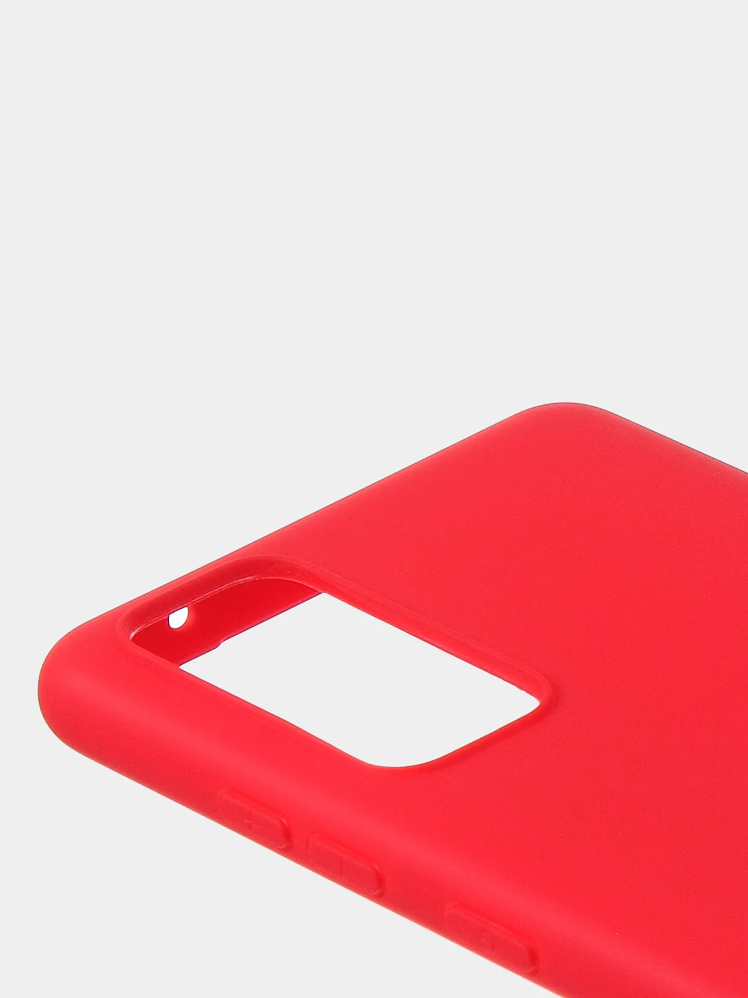 Красный чехол для Samsung S20 FE цветной матовый