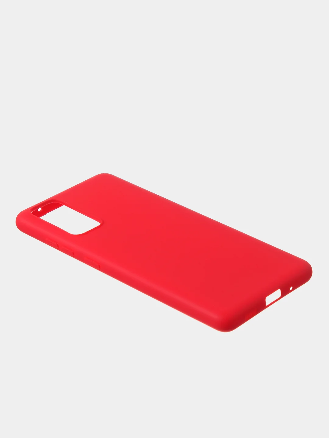 Красный чехол для Samsung S20 FE цветной матовый
