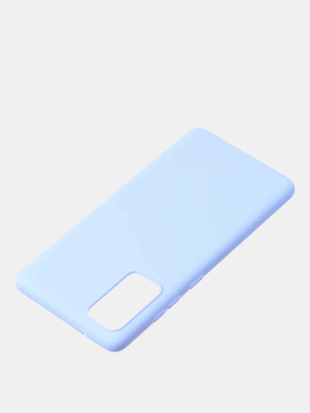 Светло-синий чехол для Samsung S20 FE цветной матовый