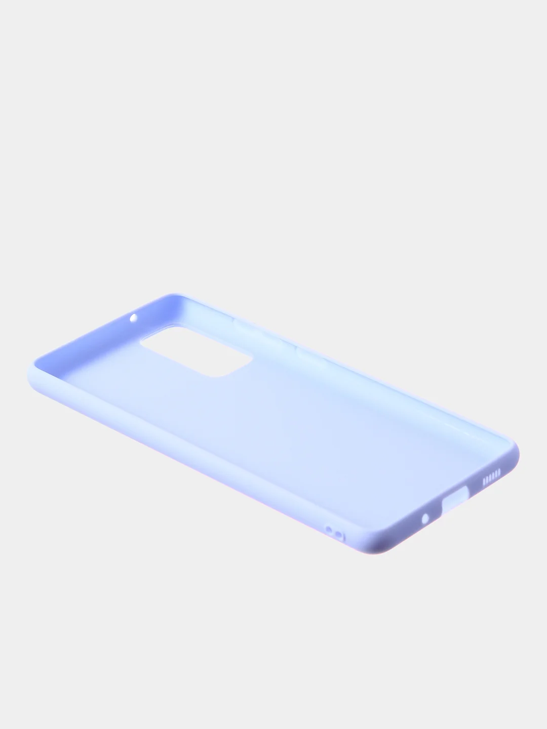 Светло-синий чехол для Samsung S20 FE цветной матовый