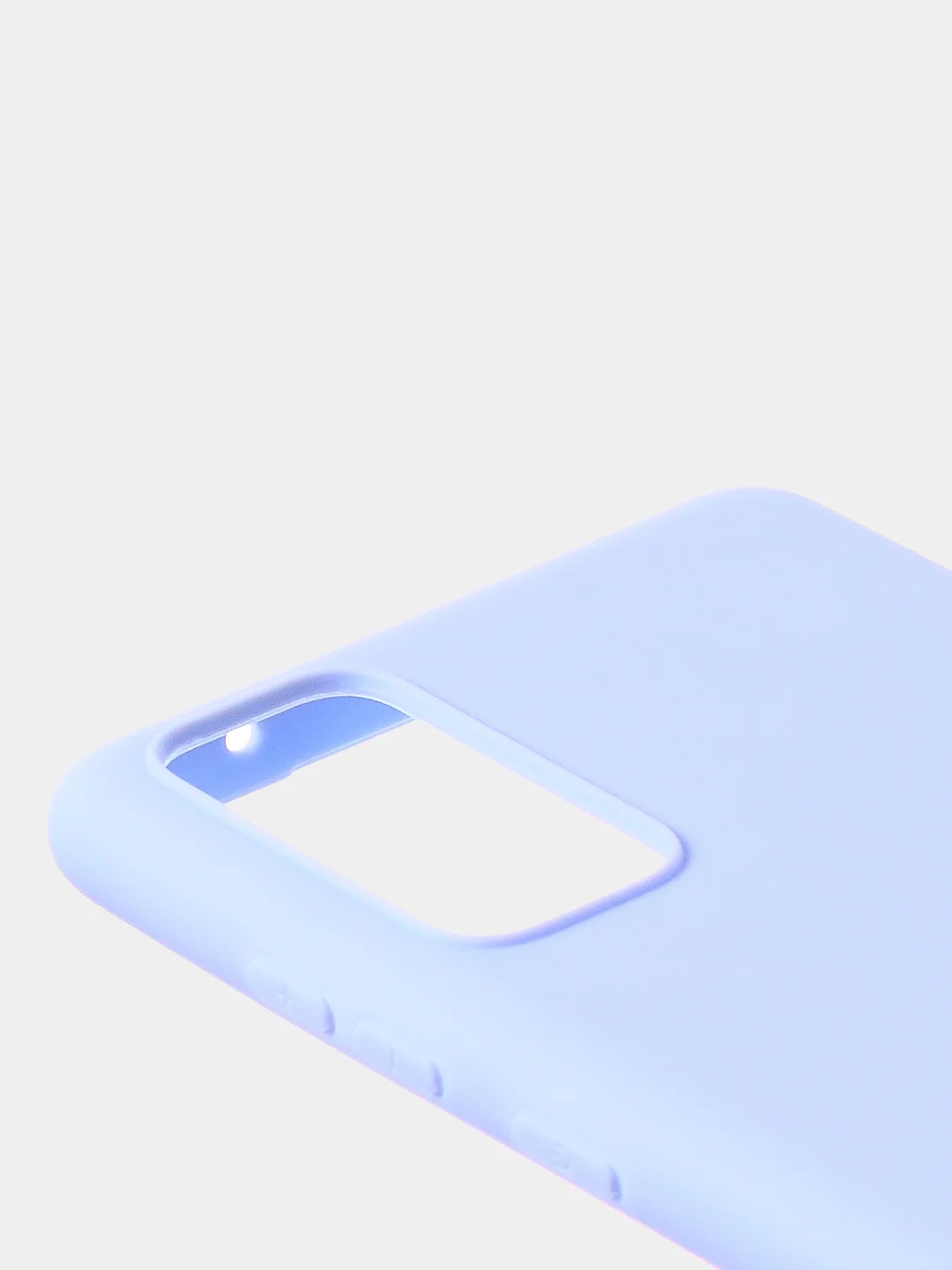 Светло-синий чехол для Samsung S20 FE цветной матовый
