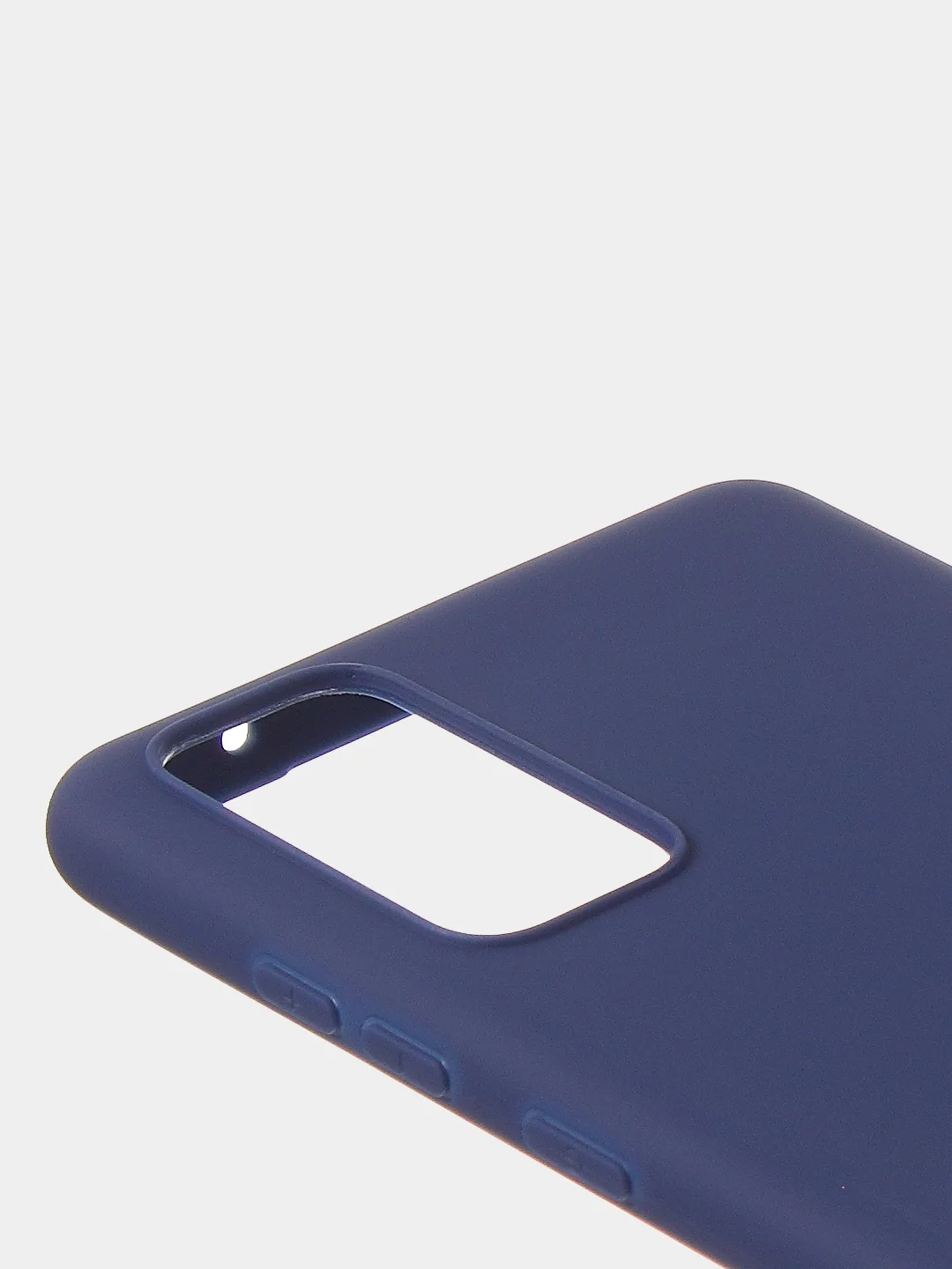 Темно-синий чехол для Samsung S20 FE цветной матовый