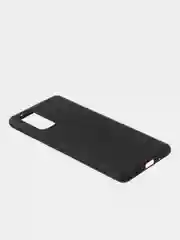 Черный чехол для Samsung S20 FE цветной матовый