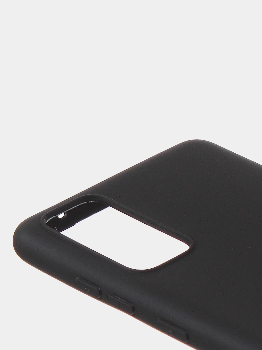 Черный чехол для Samsung S20 FE цветной матовый